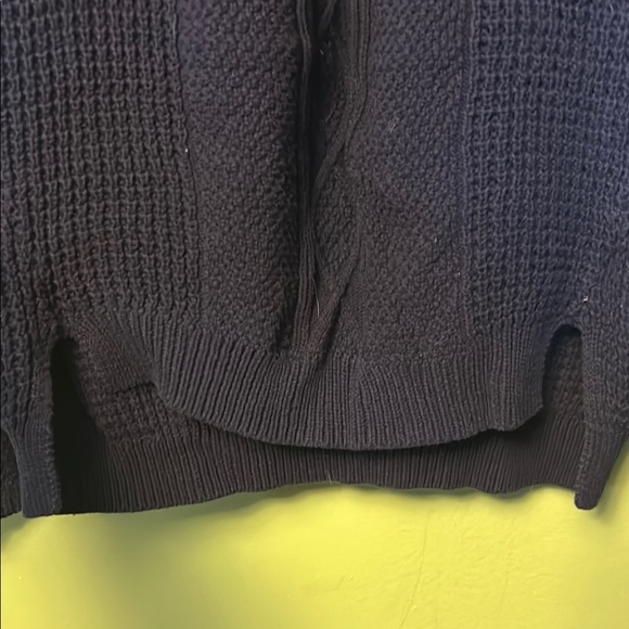 Olive & Oak Navy Blue Knit Sweater Size L - Picture 4 of 5